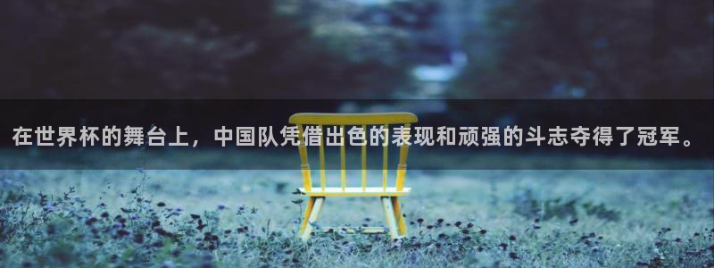 2026世界杯赛程：在世界杯的舞台上，中国队凭借出色的表现和顽强的斗志夺得了冠军。